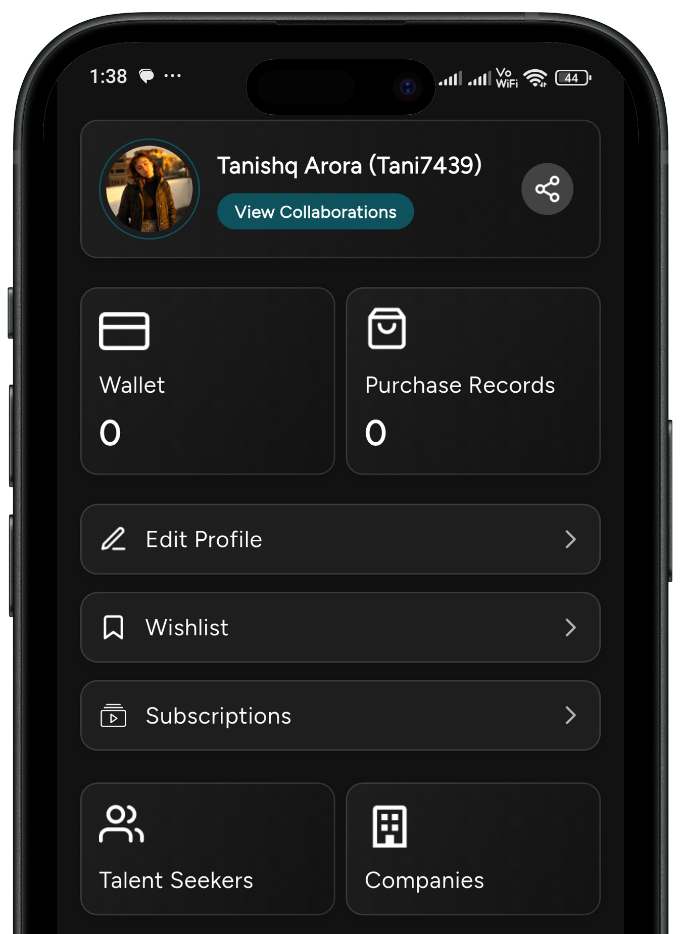 Phone mockup